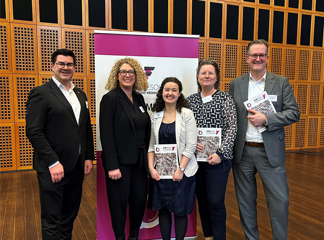 Jürgen Neutgens (Volksbank Köln Bonn eG), Swetlana Niekisch-Krelowetz (Delvag I Albatros), Sara Riese (PSD Bank), ELKE HOLIN (Delvag I Albatros), Andreas Biegel (Delvag I Albatros)